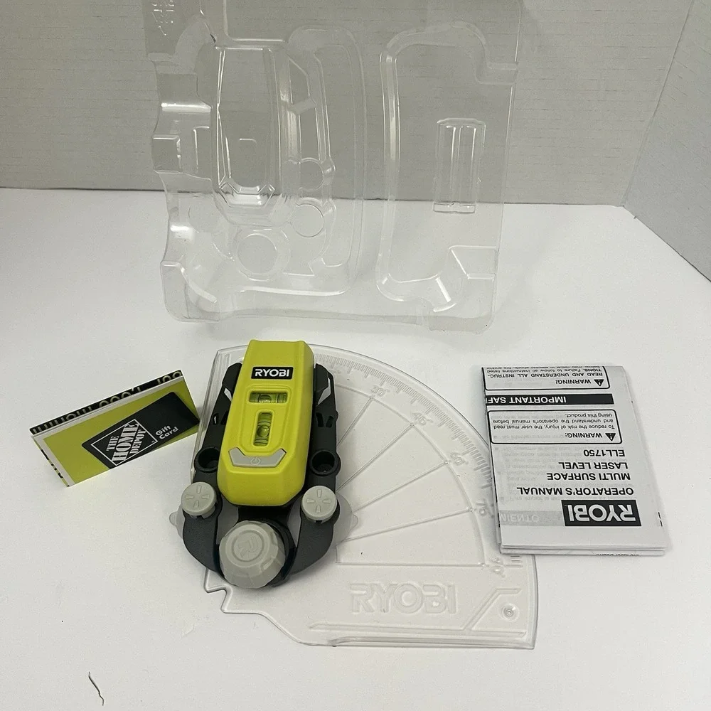 Ryobi Multi Surface Laser Level - ELL1750 20 ft. laser range